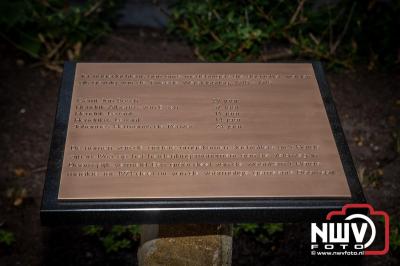 Nieuwe namenmonumenten eren oorlogsslachtoffers in gemeente Elburg - © NWVFoto.nl